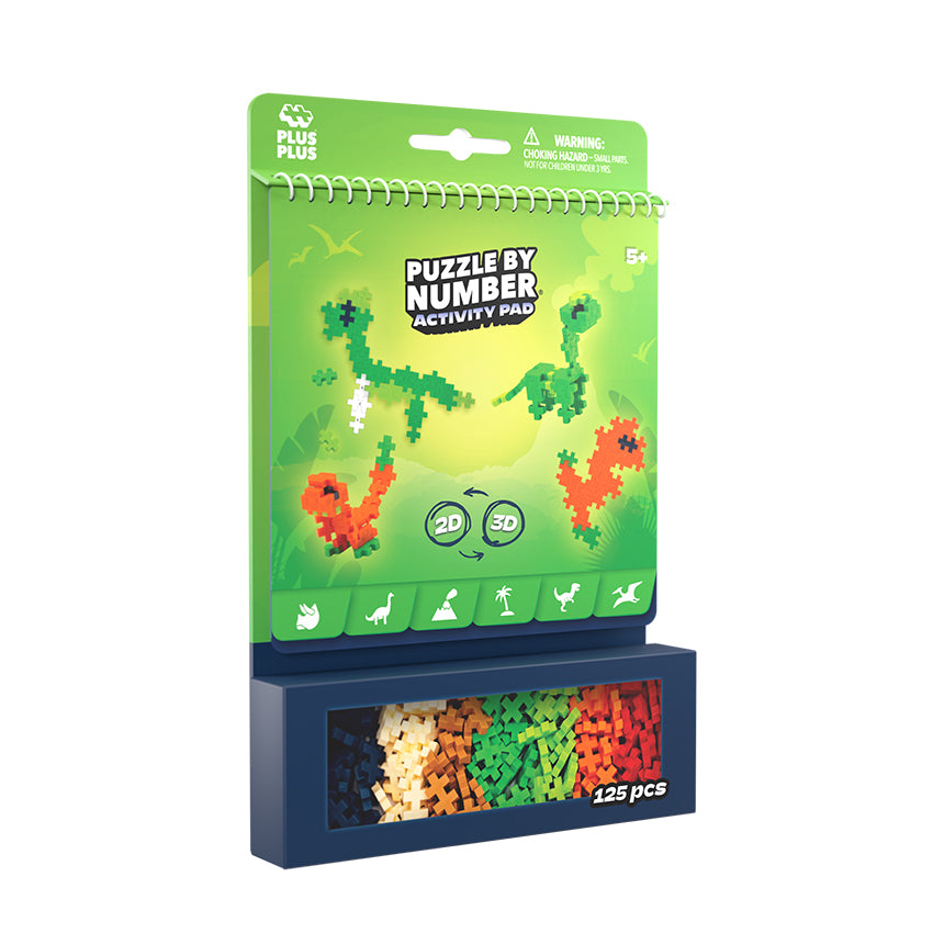 Plus Plus Dinosaurs Activity Pad