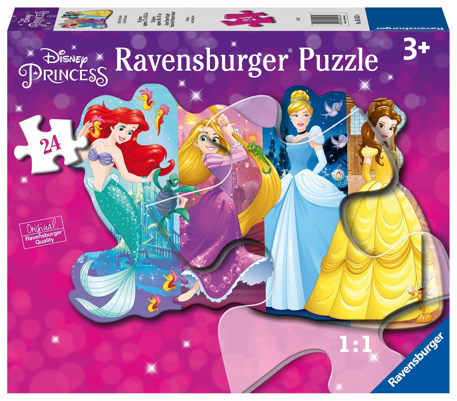 Pretty Princesses 24 pc Shaped Floor Puzzle