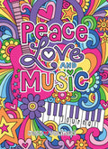 Notebook Doodles Peace Love and Music Guided Journ