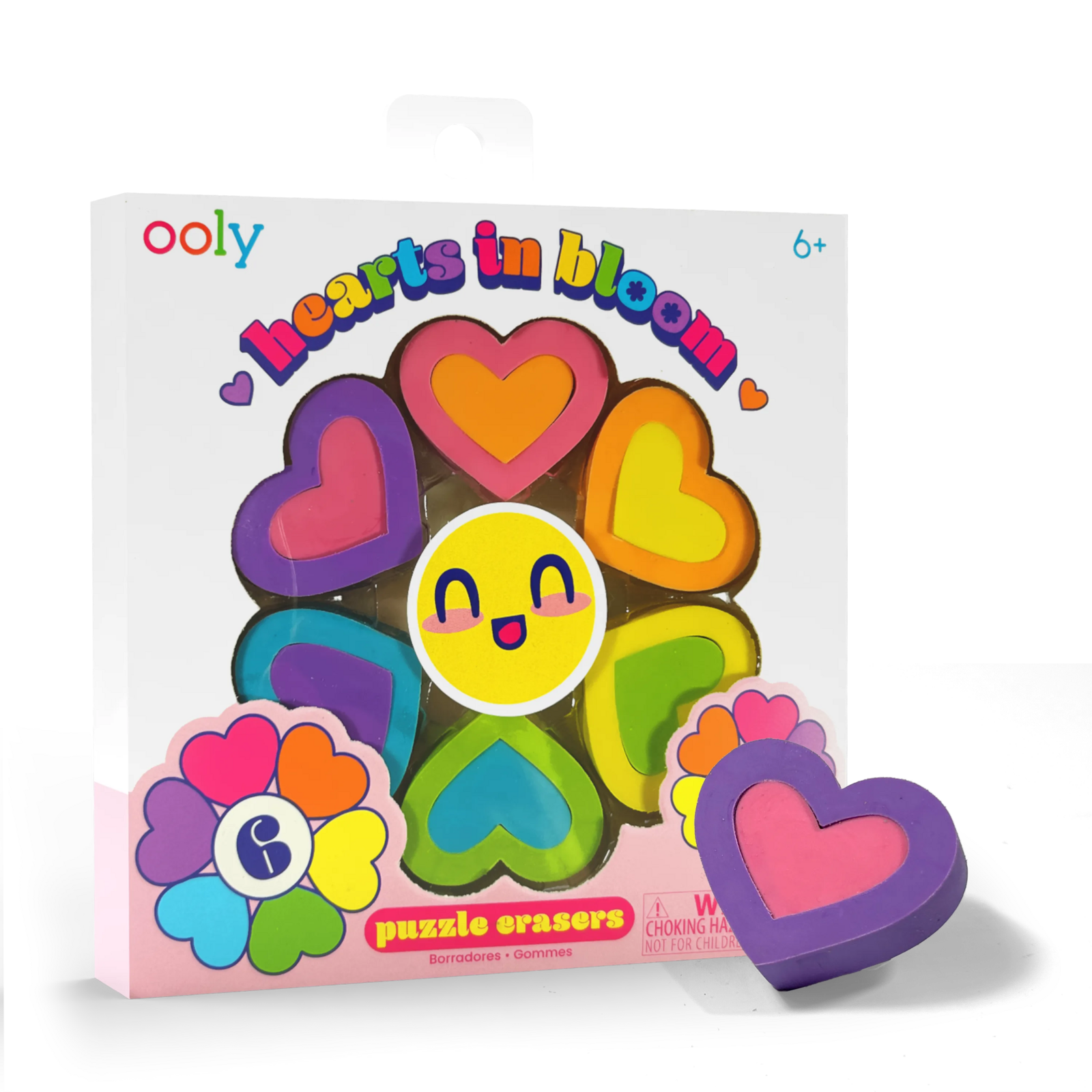 Hearts In Bloom: Erasers