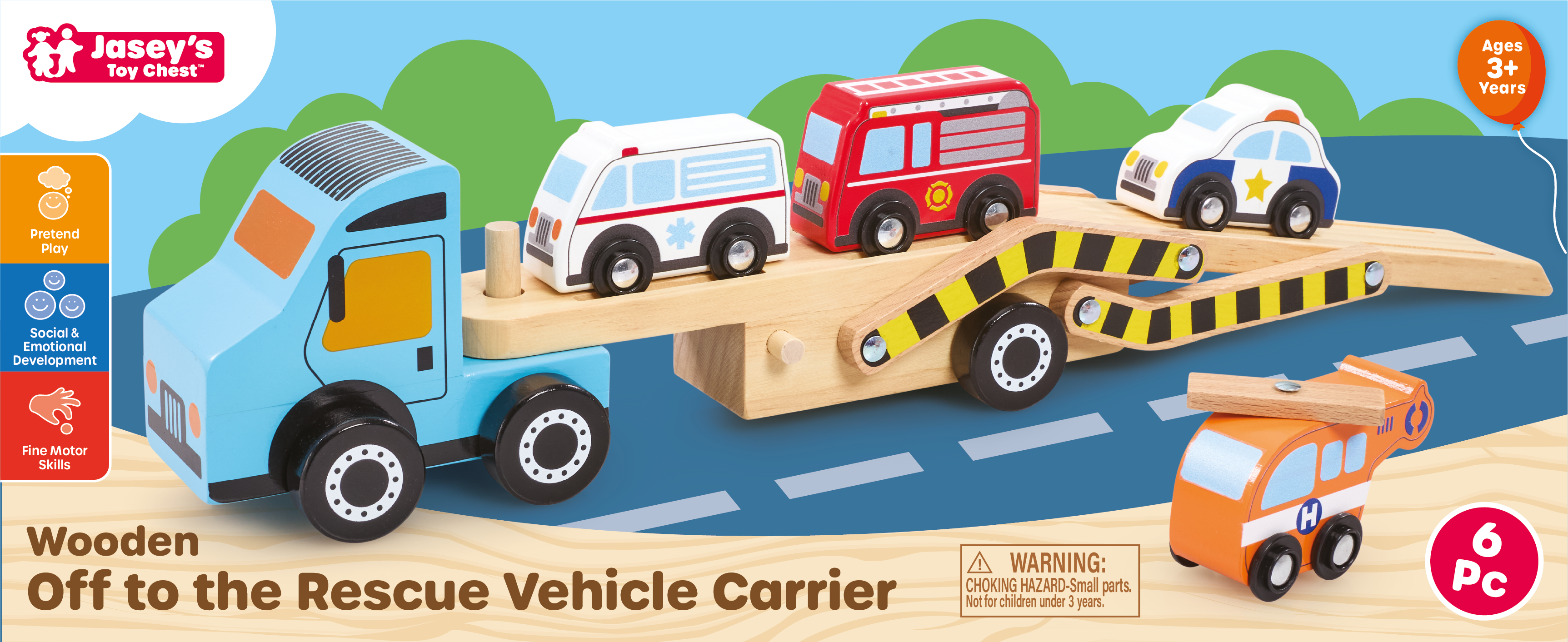 Jasey’s Off to the Rescue Vehicle Carrier