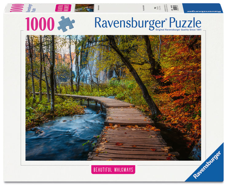 Autumnal Wooden Trail 1000 Pc Puzzle