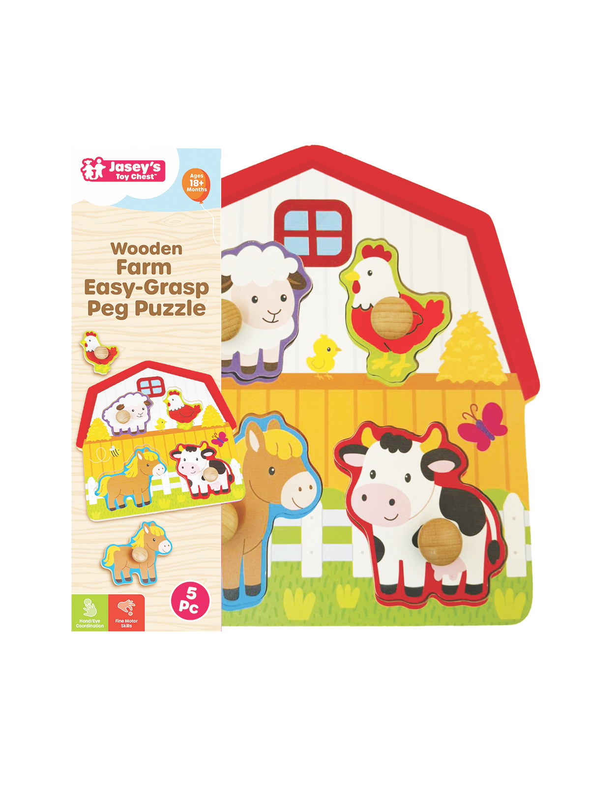 Jasey’s Farm Easy Grasp Puzzle