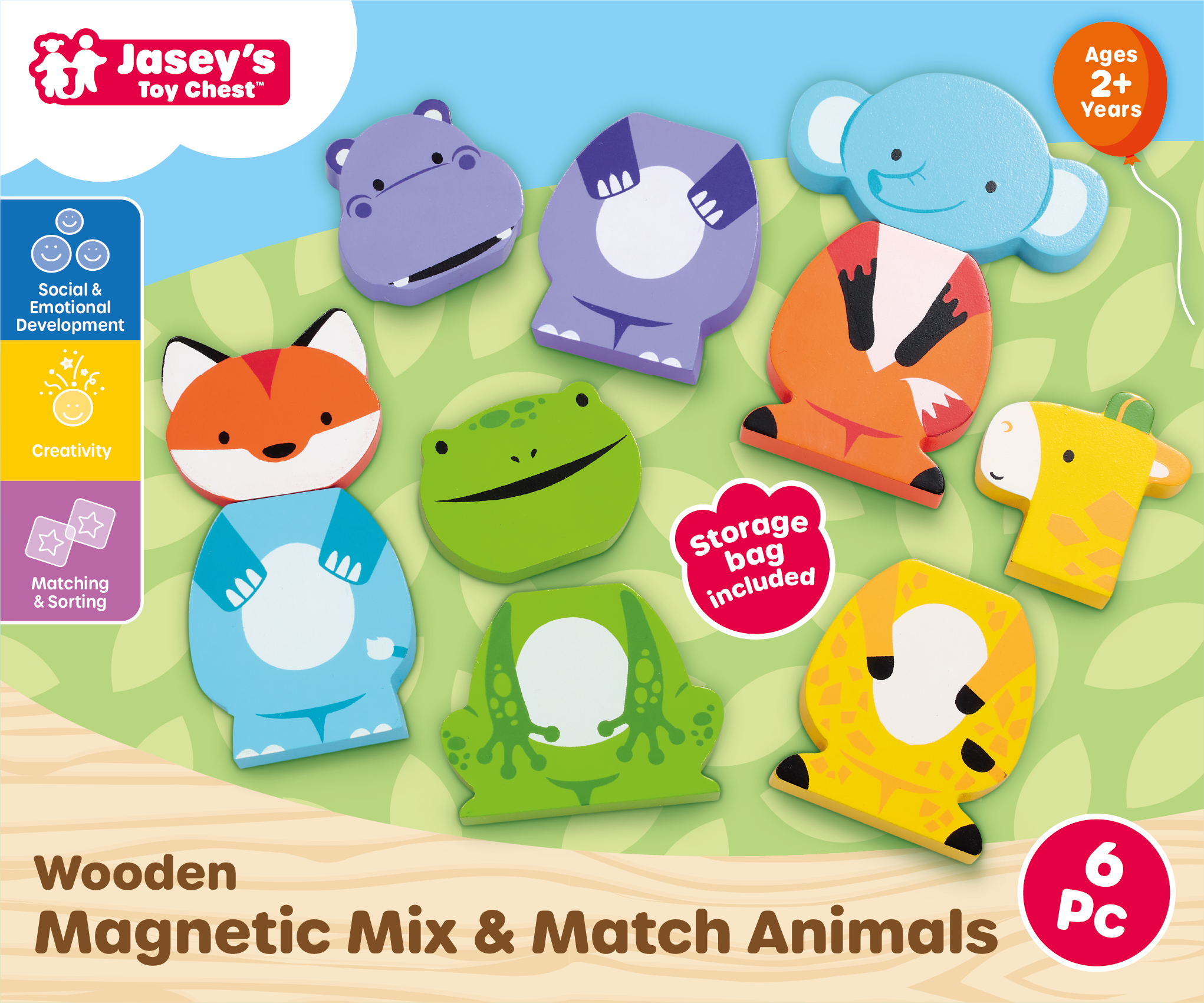 Jasey’s Magnetic Mix Match Animals