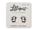 Baby Cow Earrings // Farm Animal Earrings
