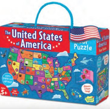 Floor Puzzle: USA