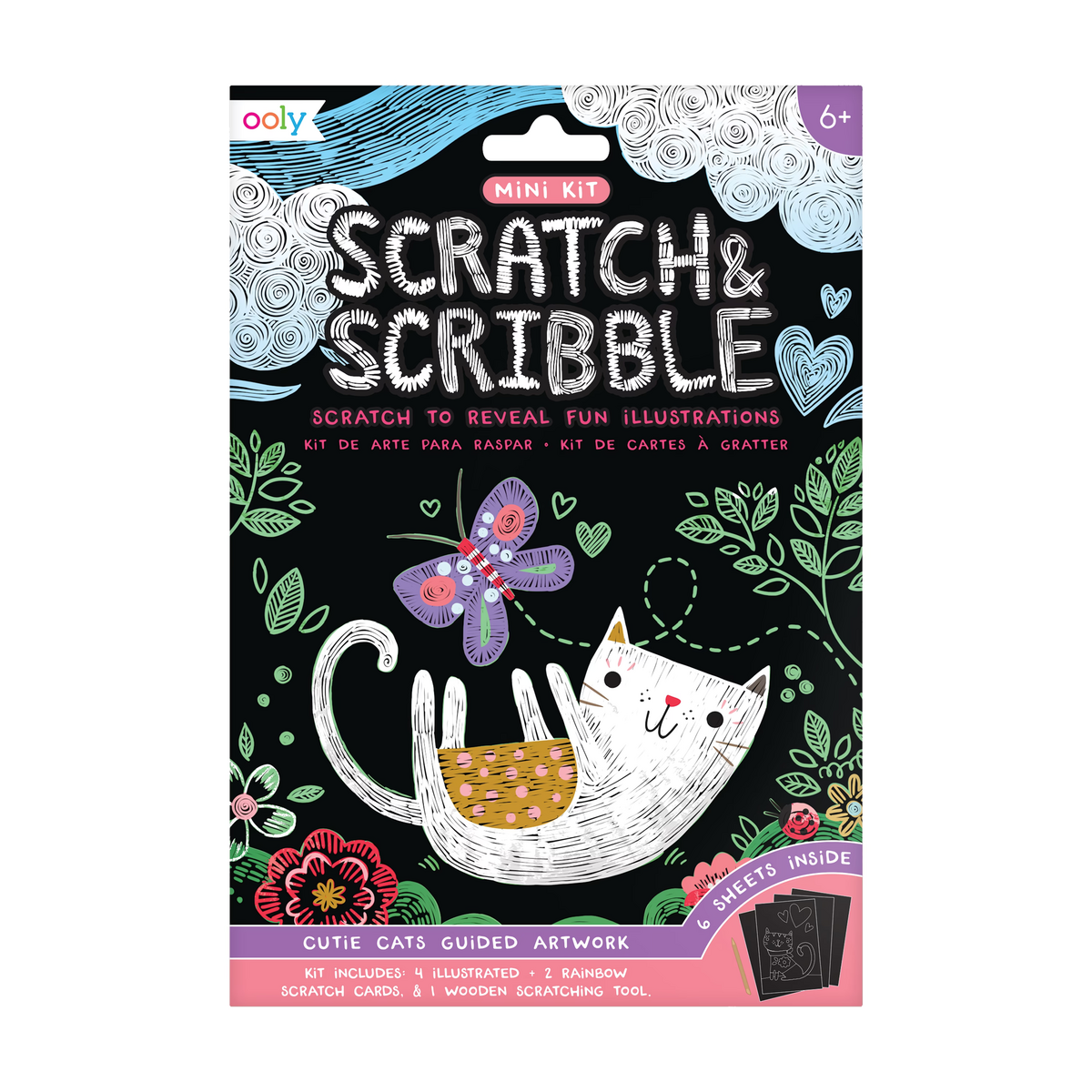 Scratch & Scribble: Mini Kit   Cutie Cats
