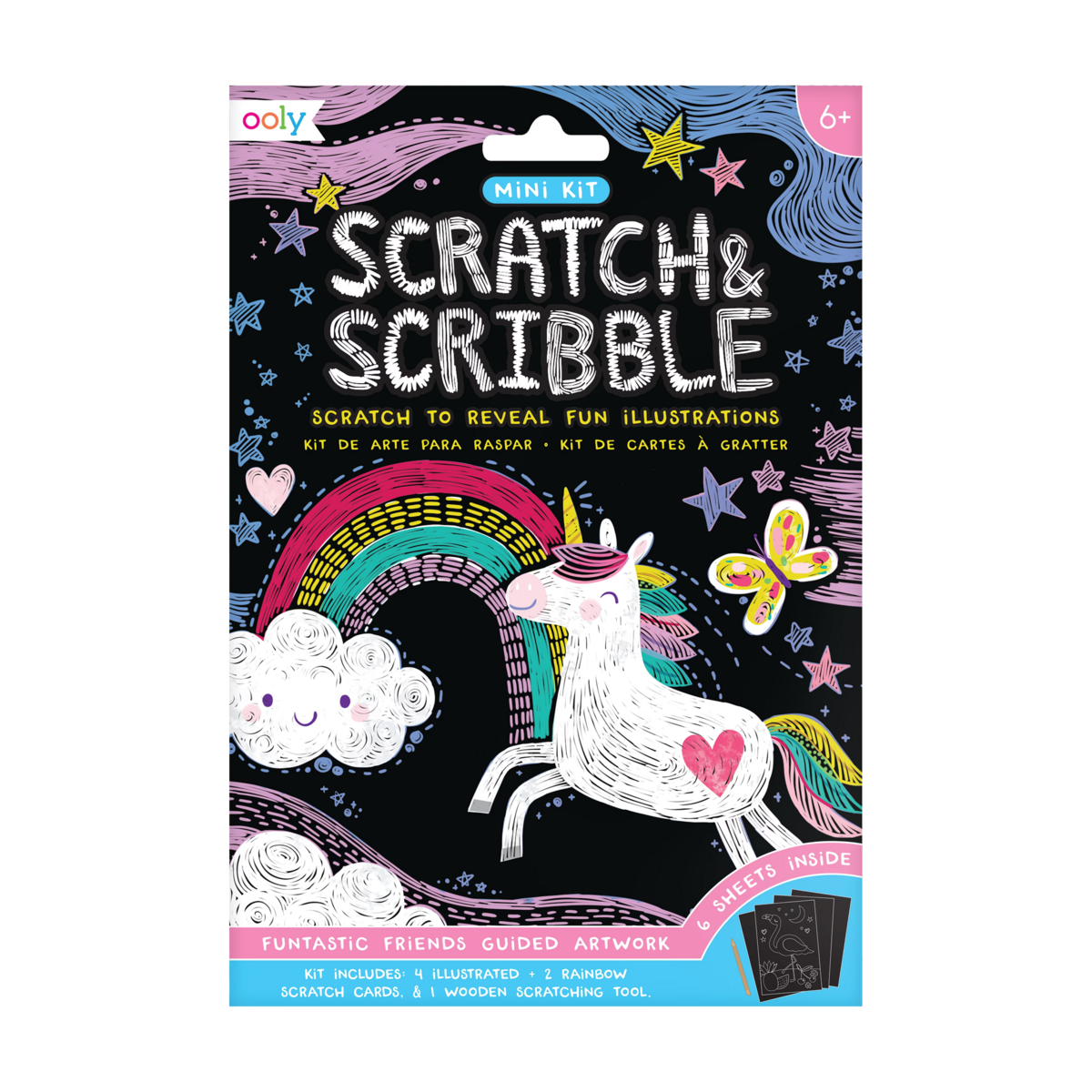 Scratch & Scribble: Mini Kit   Funtastic Friends