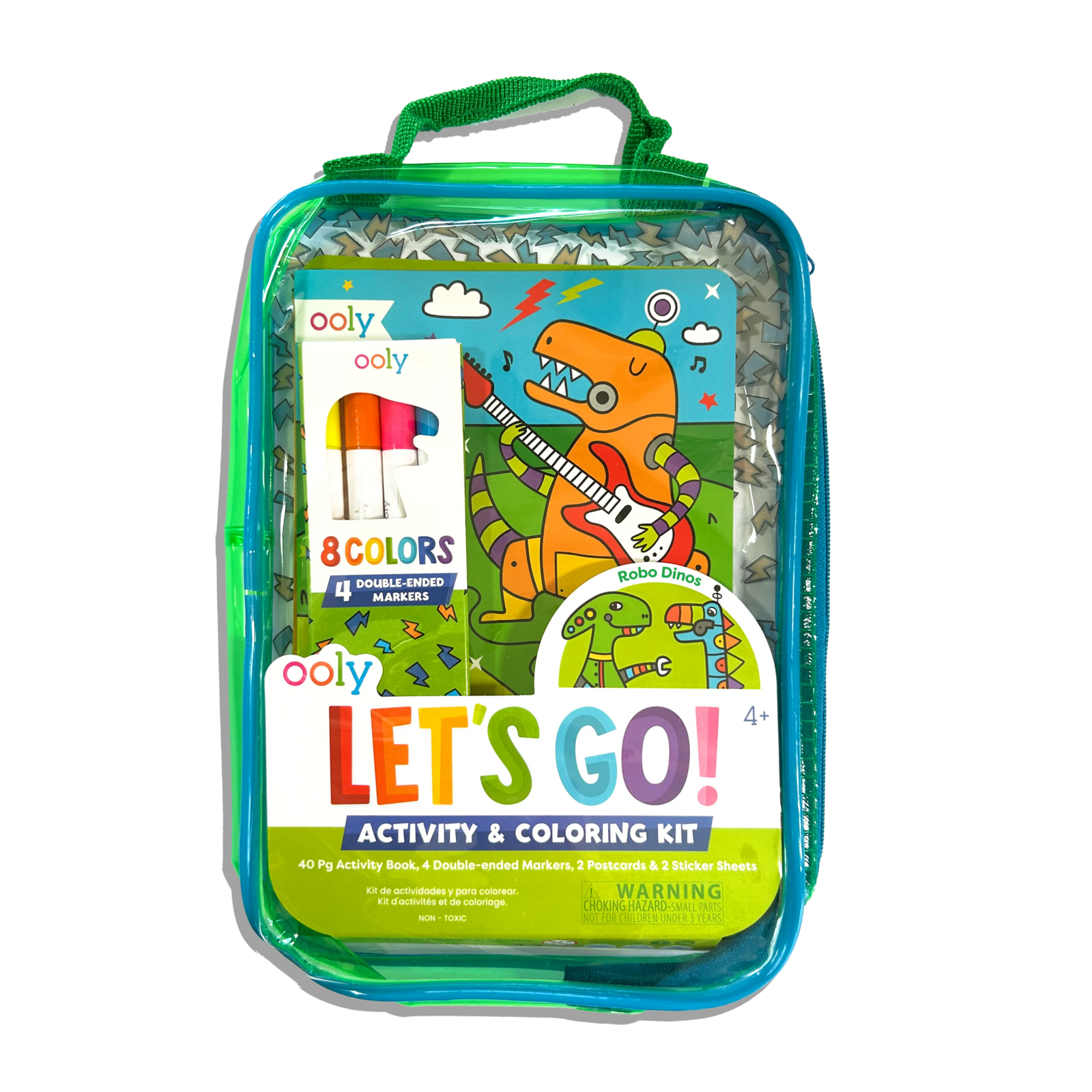 Let's Go!: Activity & Coloring Kit   Robo