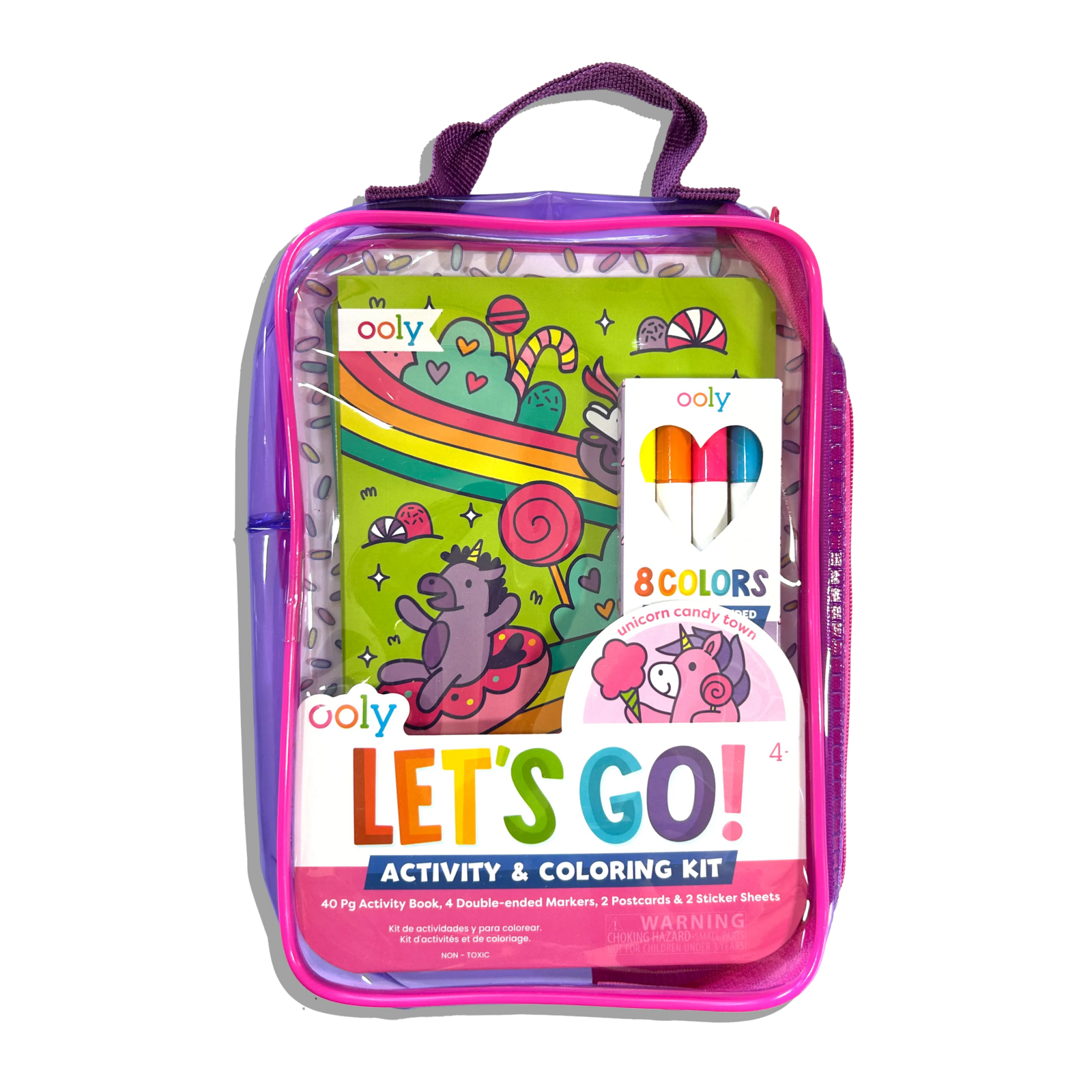 Let's Go!: Activity & Coloring Kit   Unicorn Candy