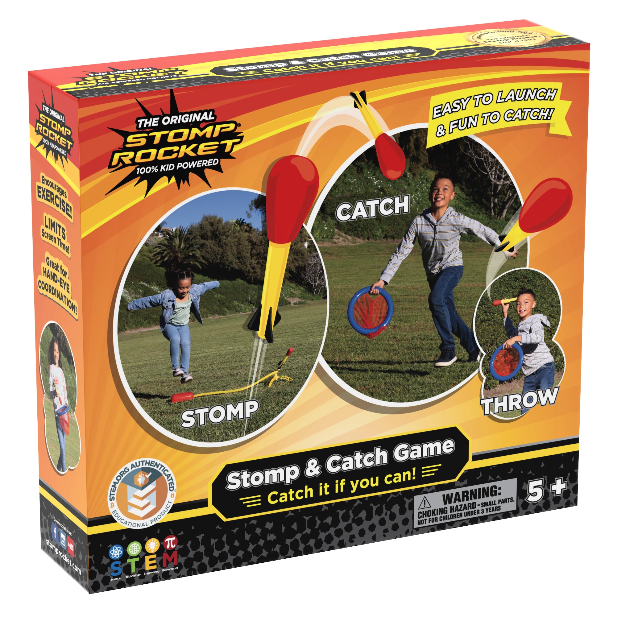 Stomp and Catch   4 Rocket/1 Net