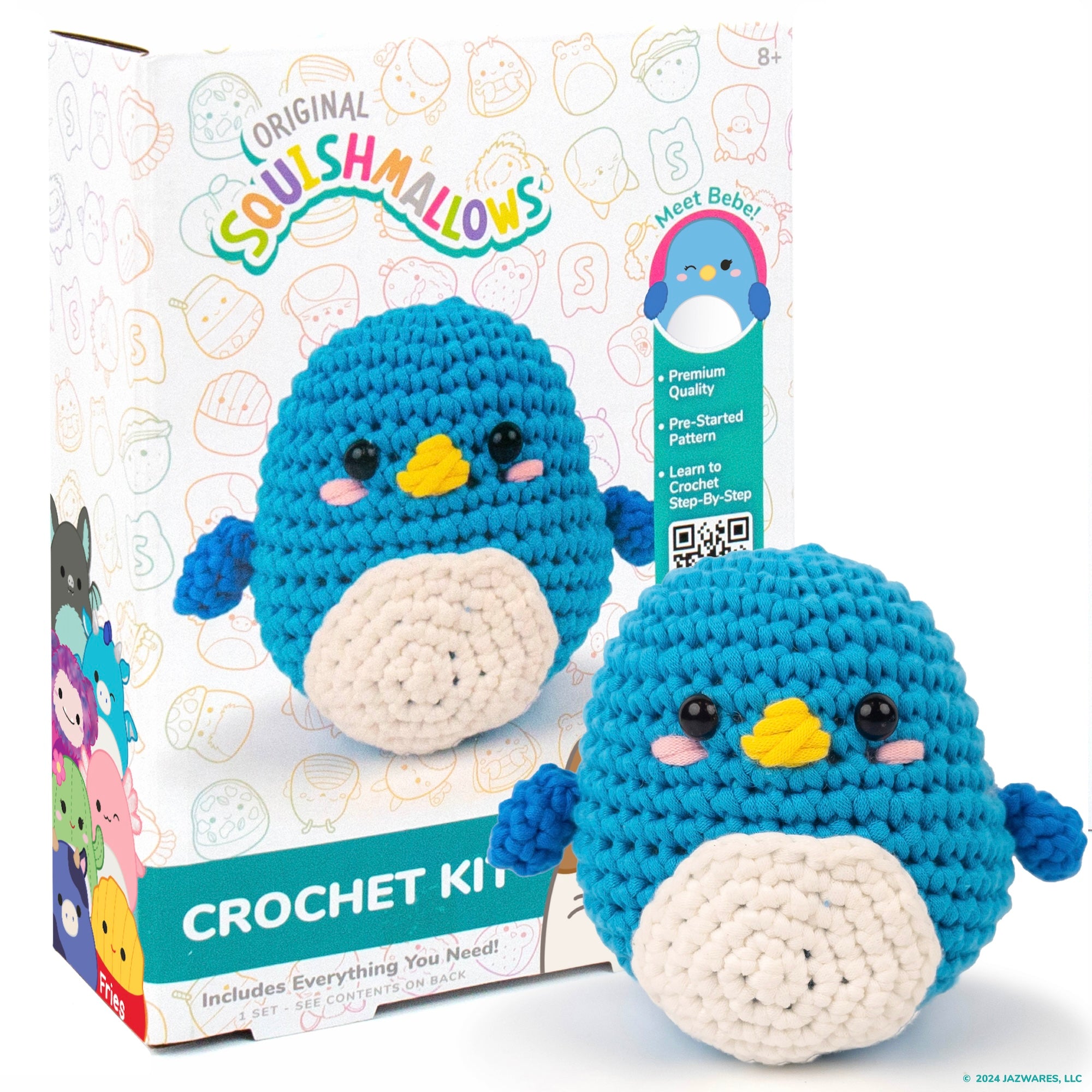 Squishmallows™ Crochet Kit Bebe