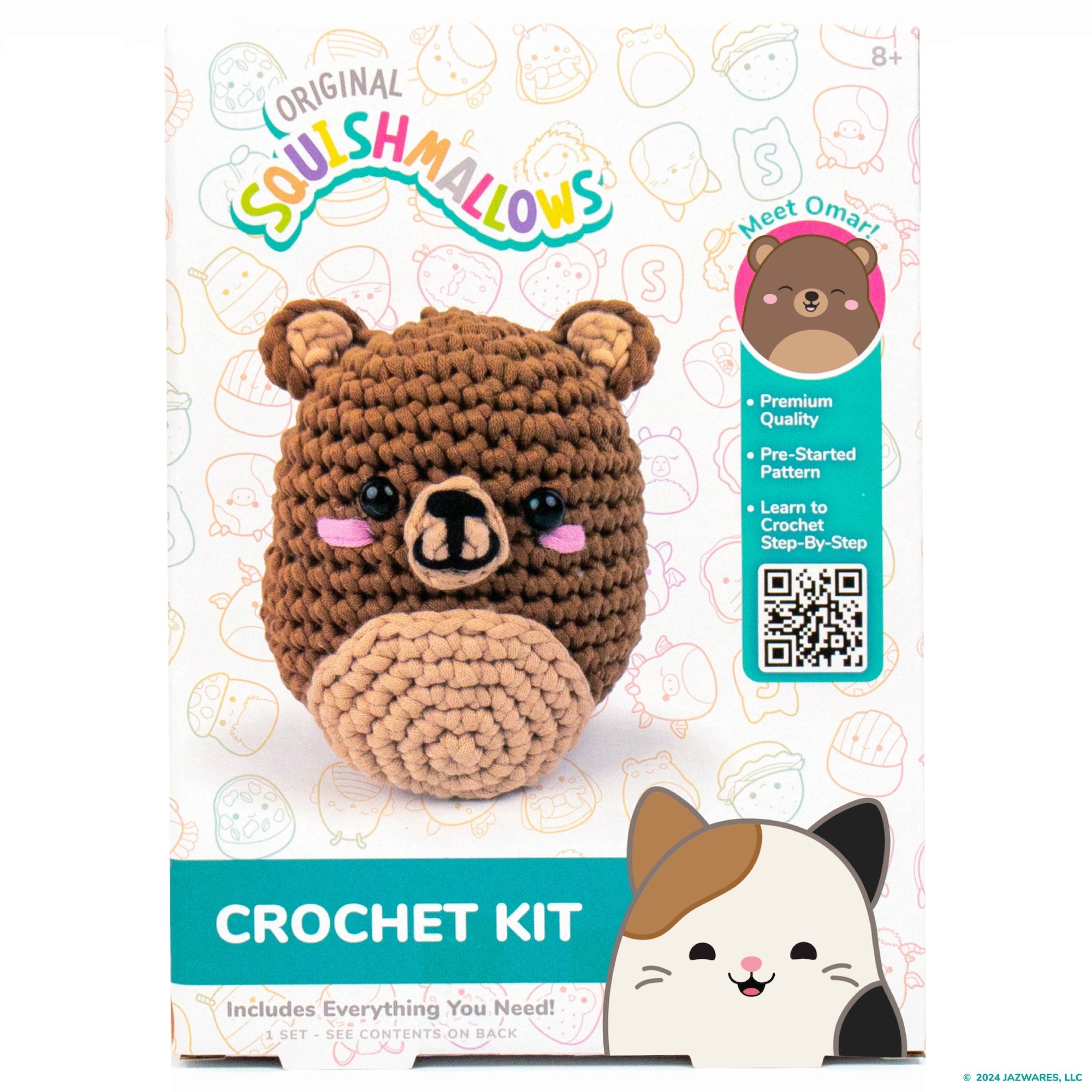 Squishmallows™ Crochet Kit  Omar