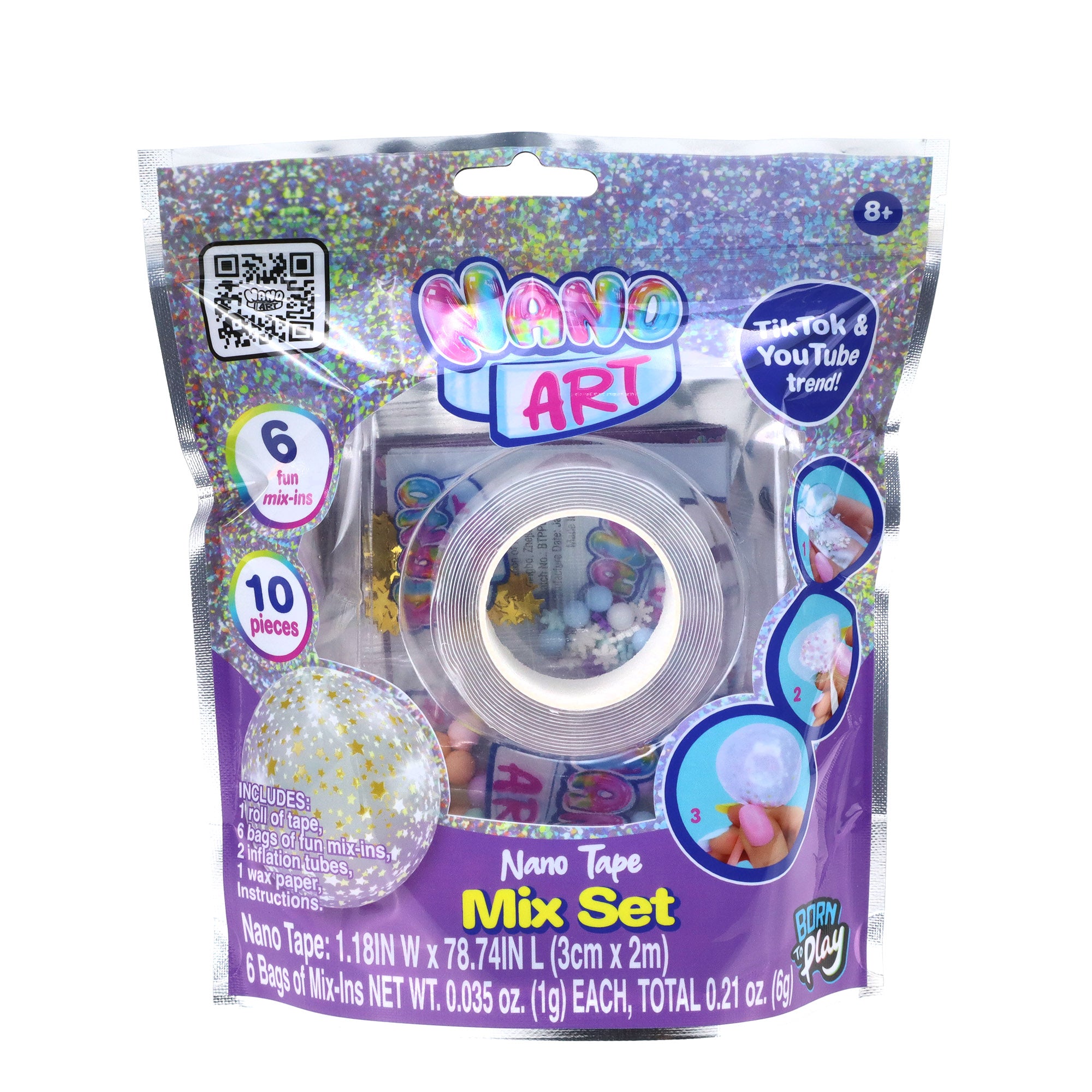 Clear Nano Tape Mix Set