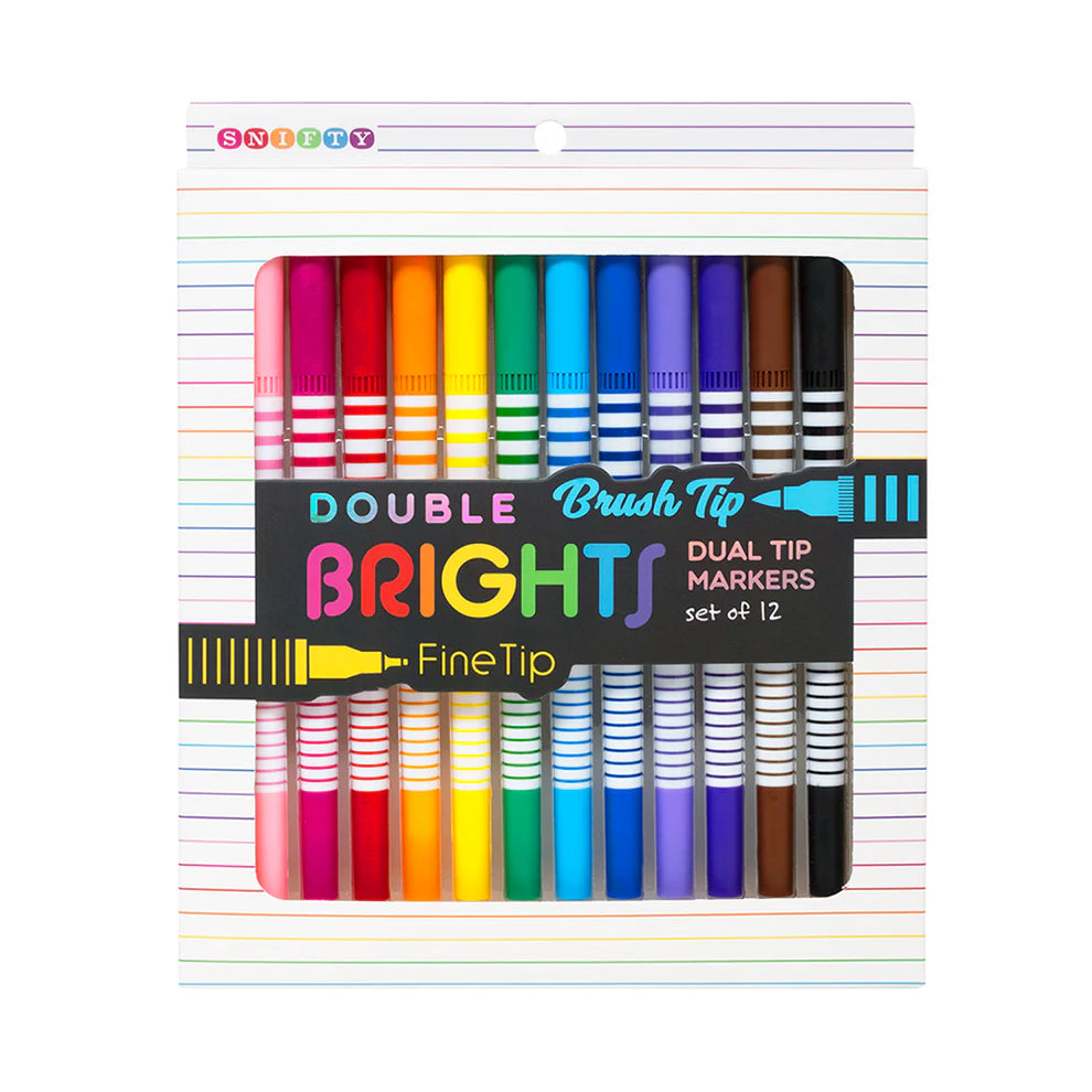 Snifty Double Bright Tip Markers