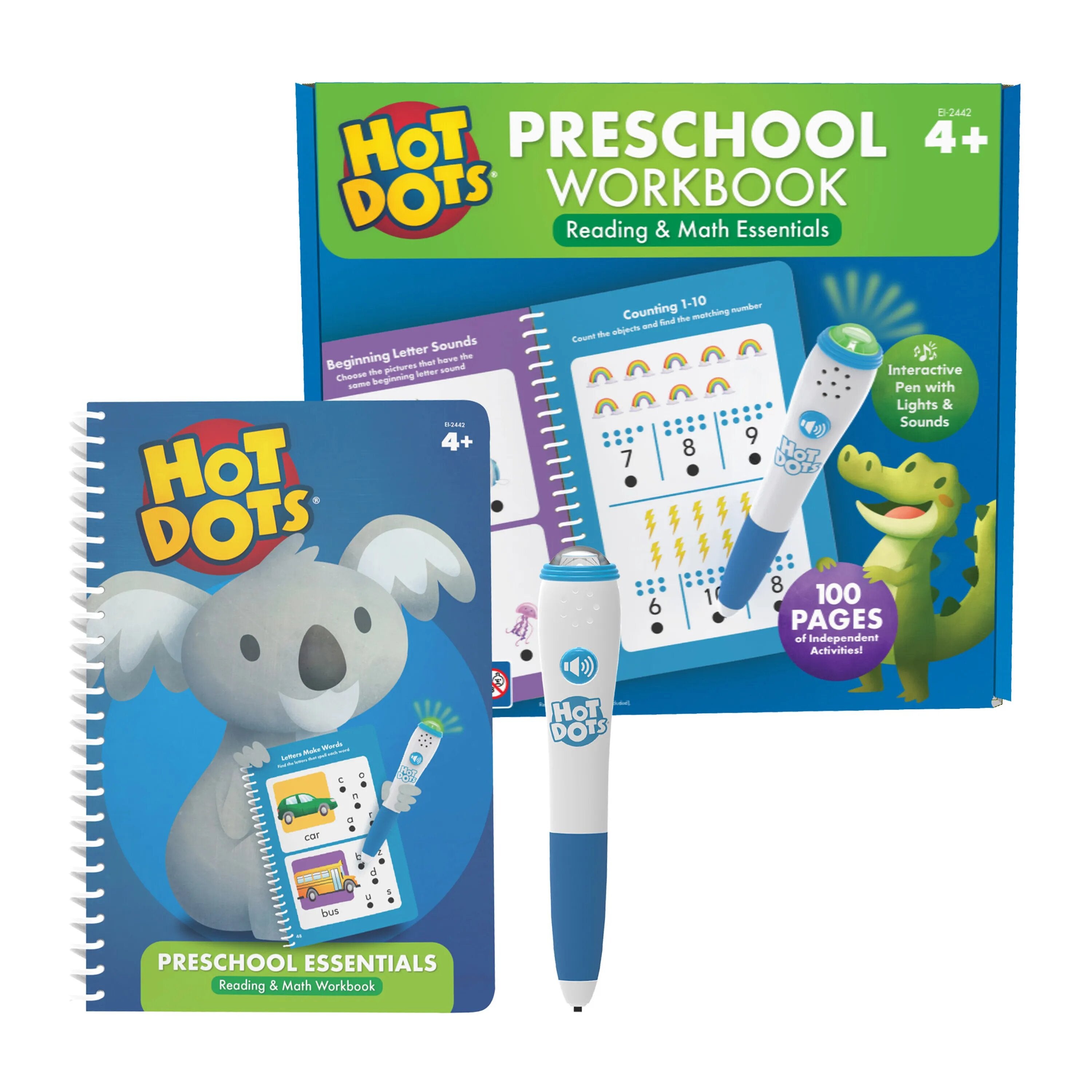 Hot Dots® Preschool Essentials Reading & Math