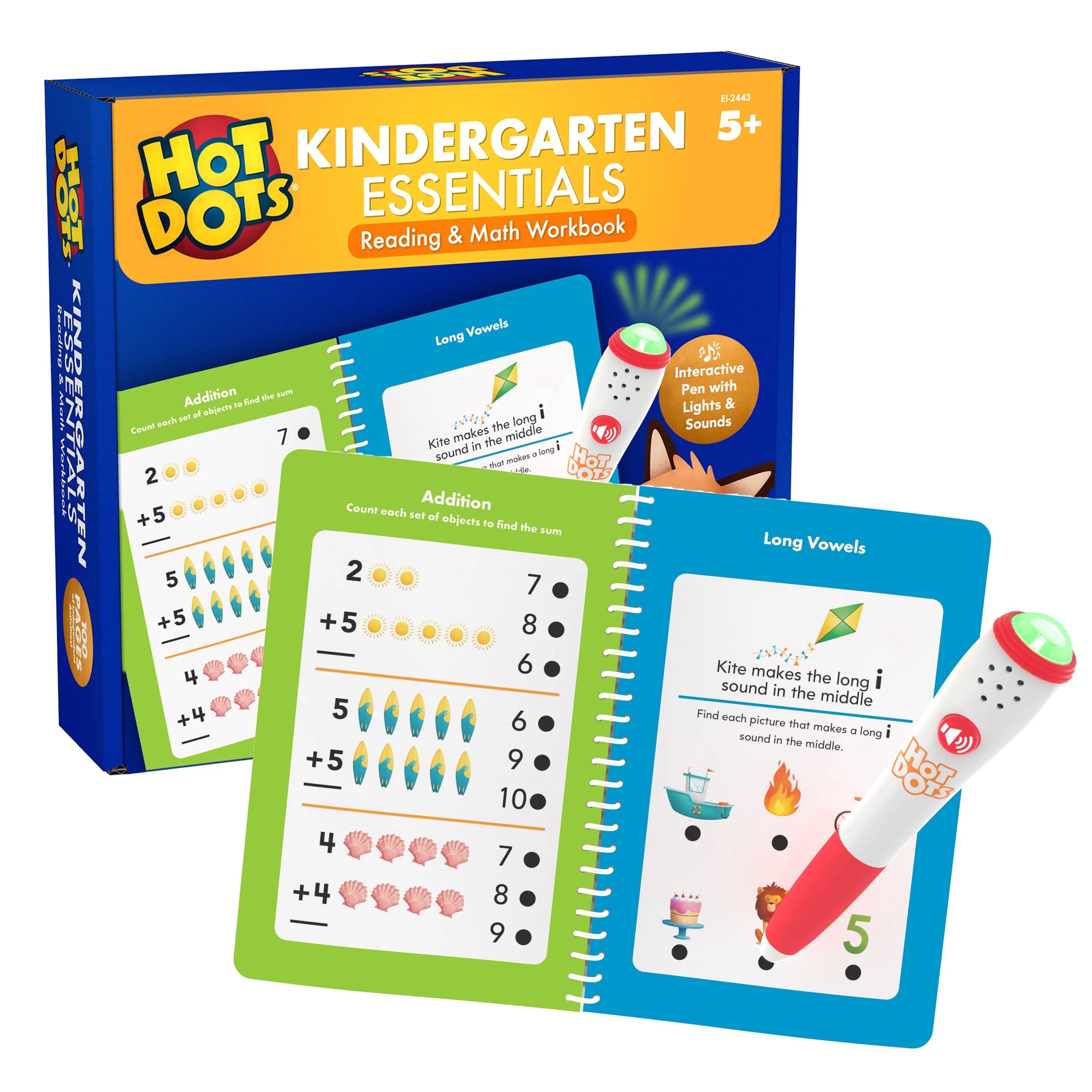 Hot Dots® Kindergarten Essentials Reading & Math