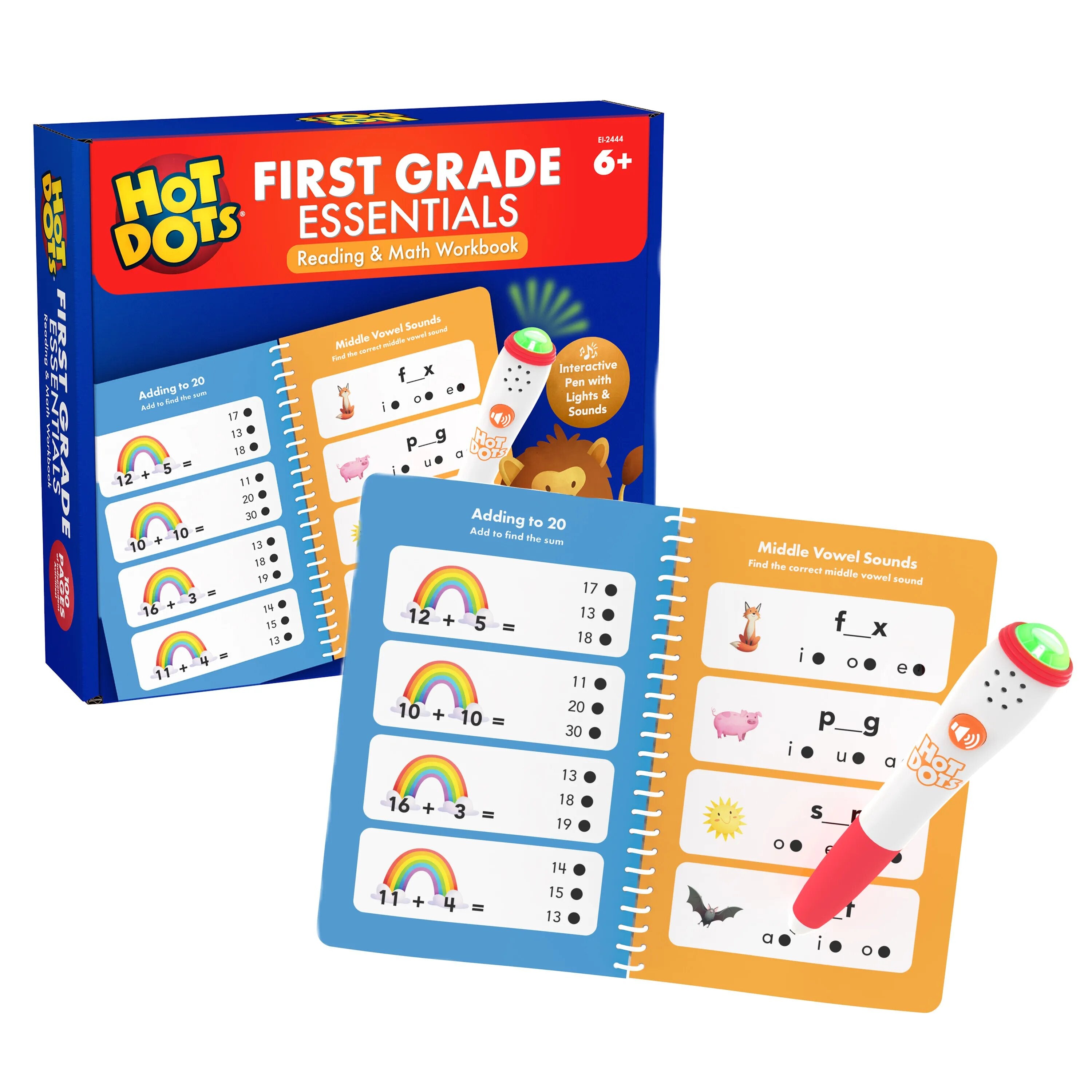 Hot Dots® First Grade Essentials Reading & Math