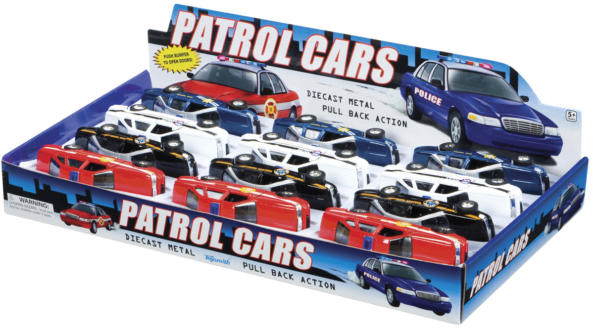 Rollin' Pull Back Patrol Cars