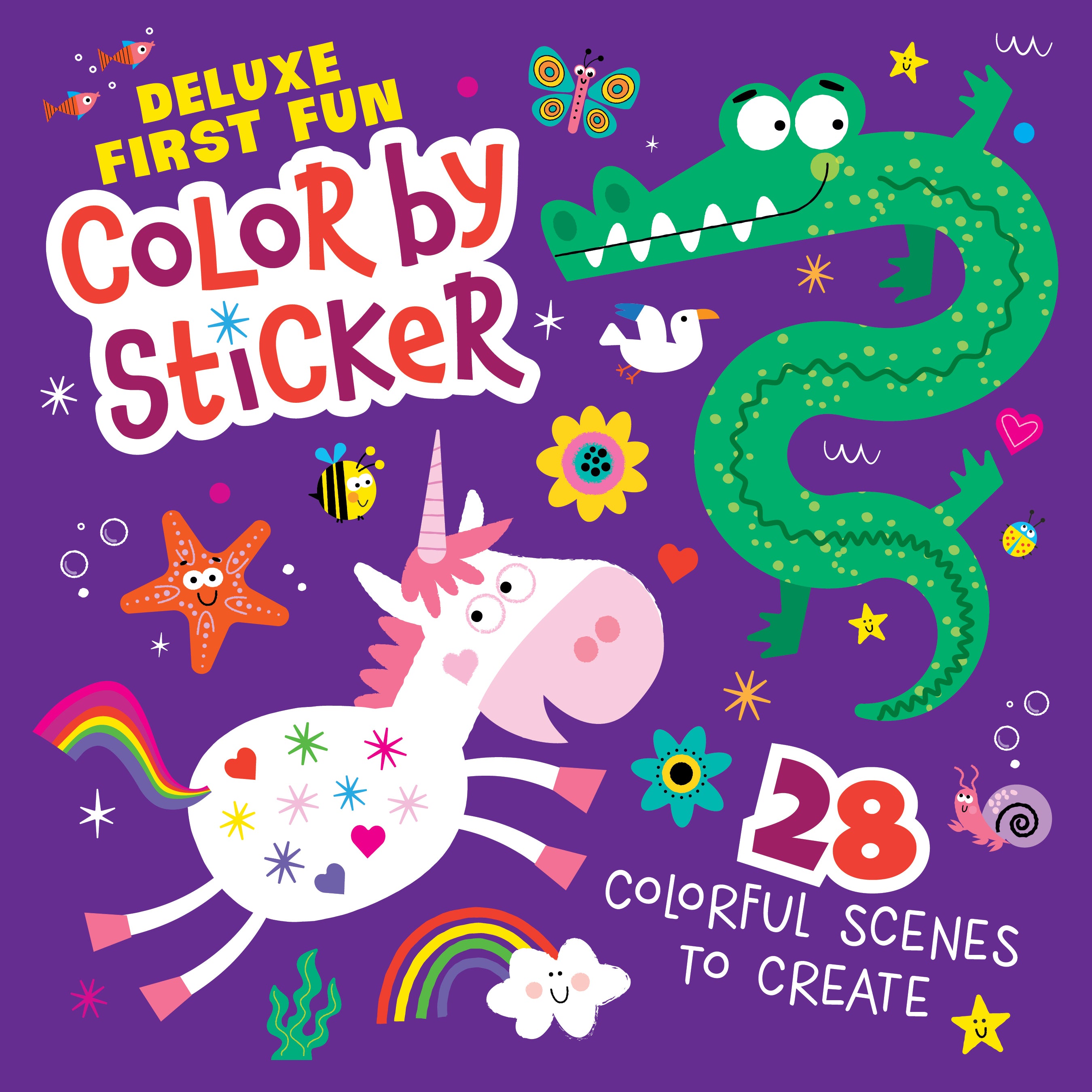 Deluxe First Fun Color by Sticker