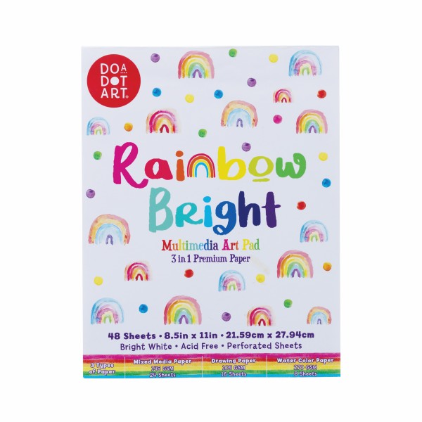 Do A Dot Rainbow Bright Multimedia Art Pad