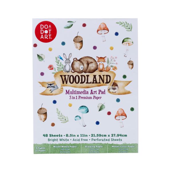 Do A Dot Woodland Multimedia Art Pad