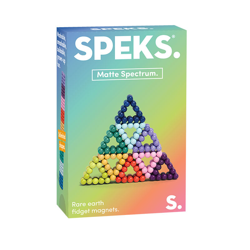Speks 432 Fidget Magnets   Matte Spectrum
