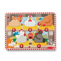 Happy Hens Push to Pop Puzzle