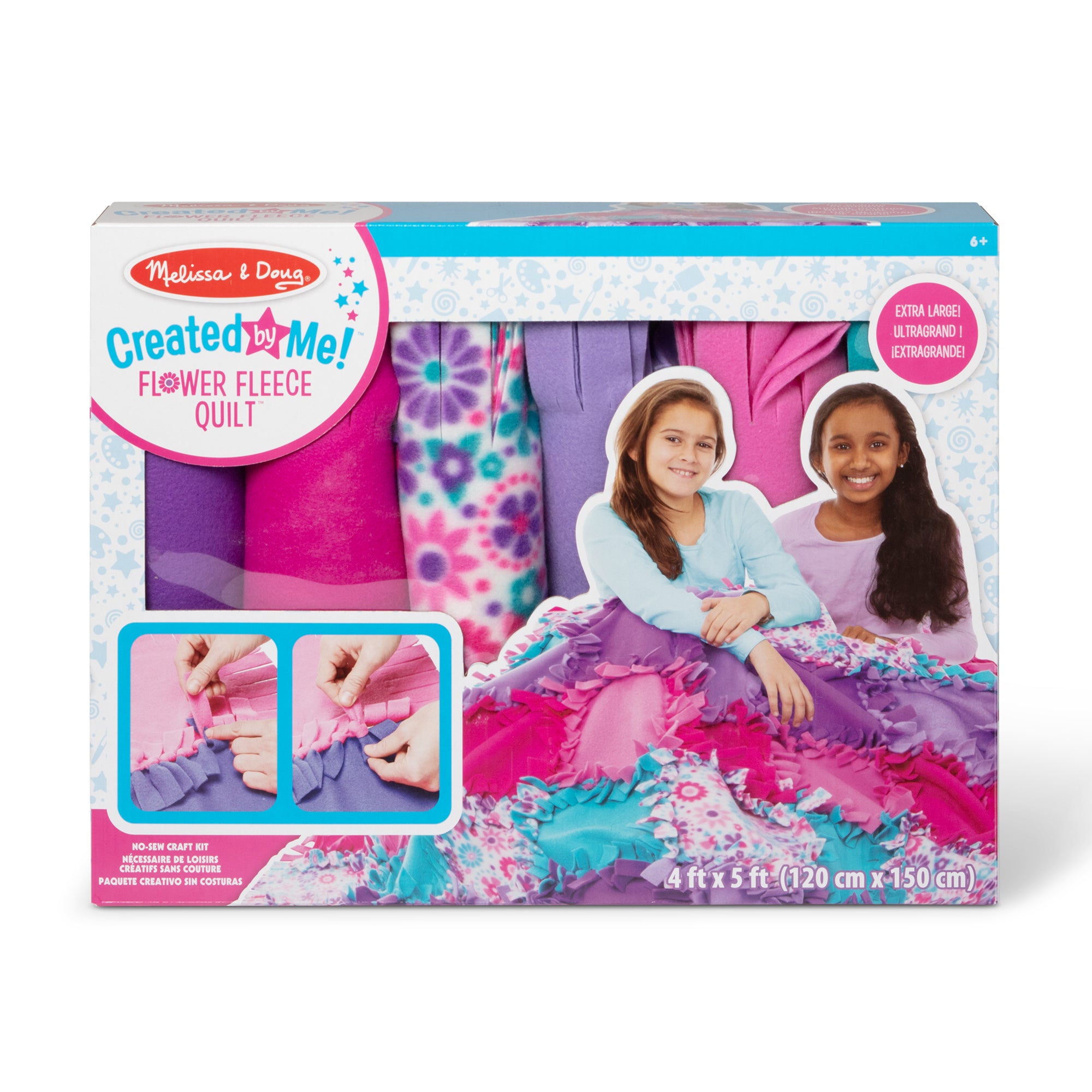 Created by Me - Flower Fleece Quilt