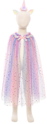 Rainbow Unicorn Cape & Headband, Size 4 6