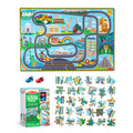 Race Track Floor Puzzle & Play Set