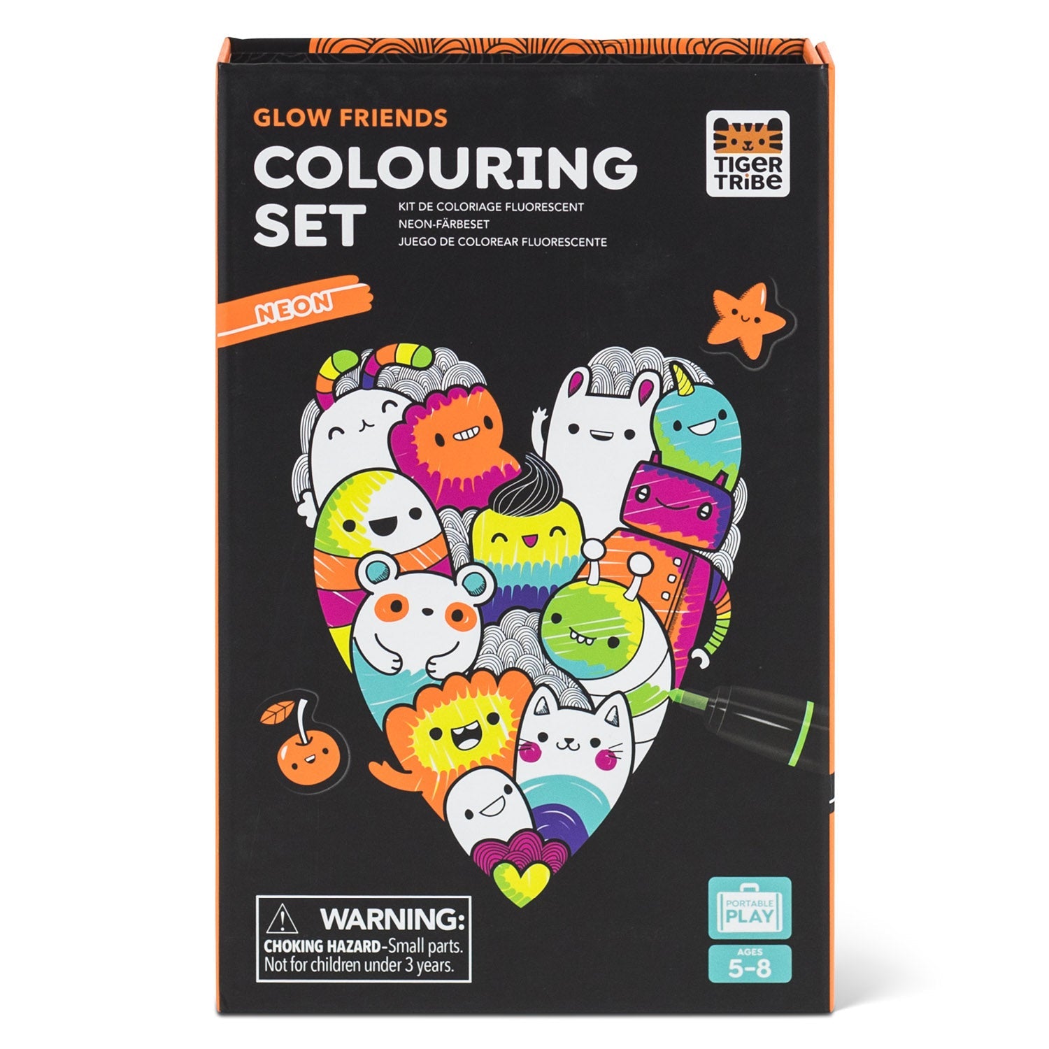 Neon Coloring Set   Glow Friends