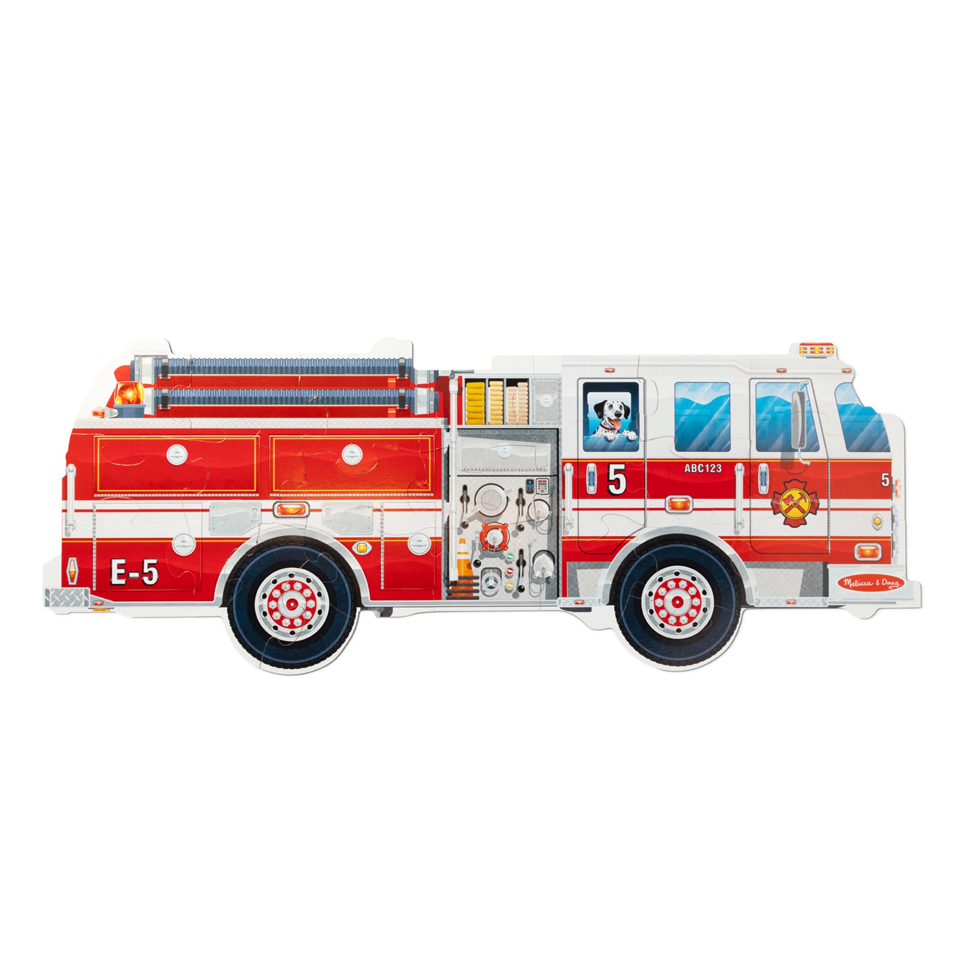 NEW! Giant Fire Truck 24pcs Floor Puzzle