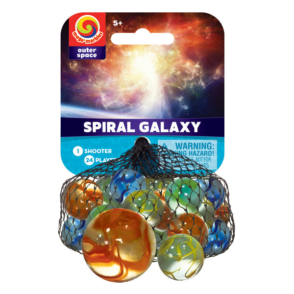 Spiral Galaxy Marble Set