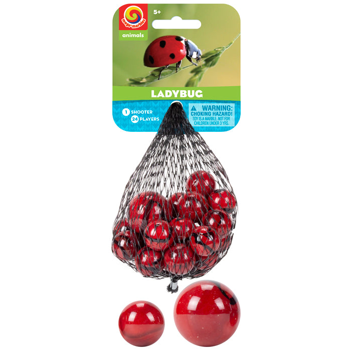 Ladybug Marble Set