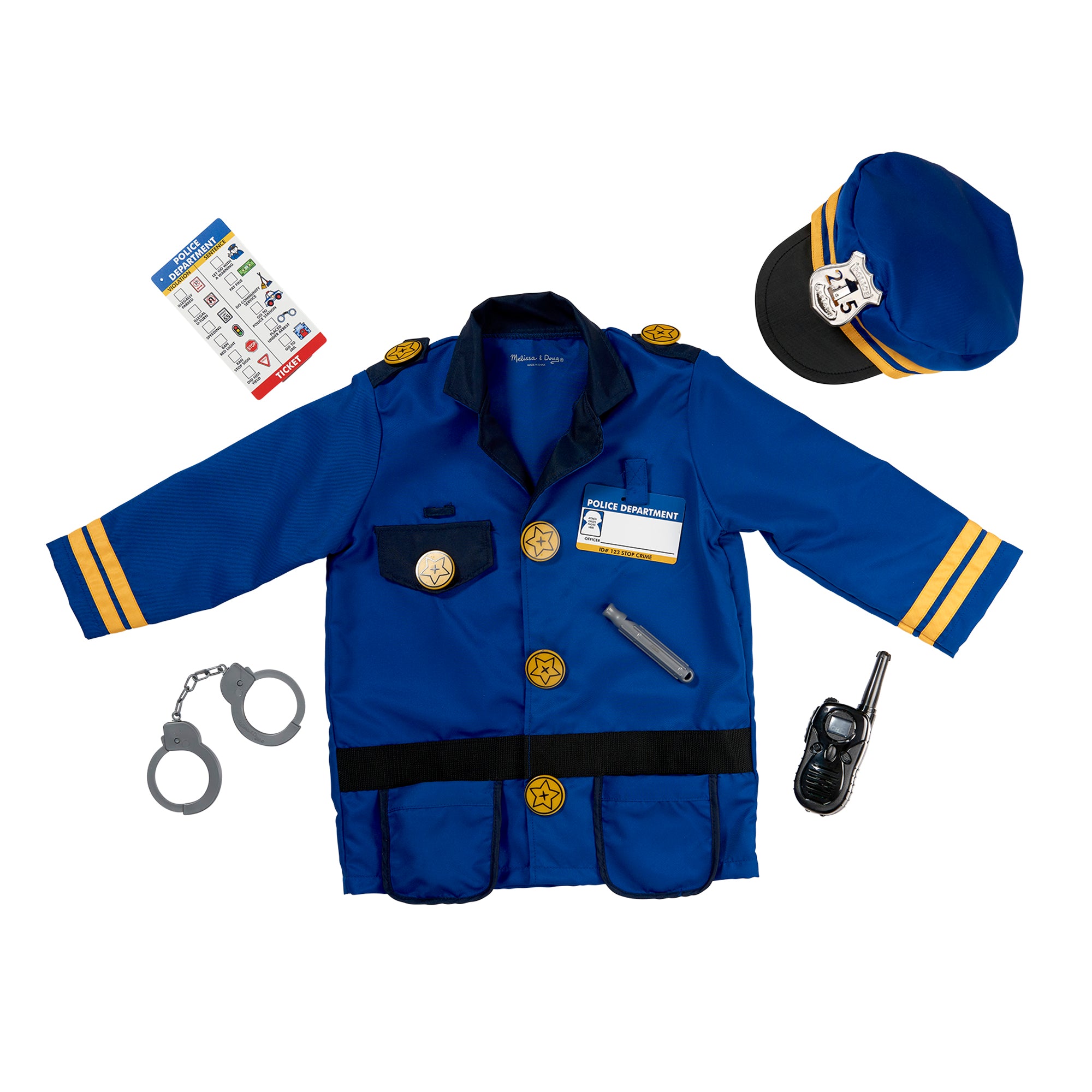 Police Officer Costume Role Play Set