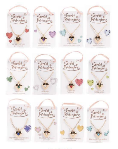 Birthstone Heart Lockets