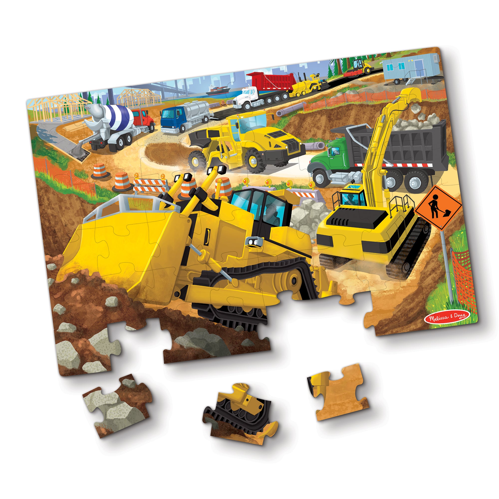 NEW! Building Site 48pc Floor Puzzle