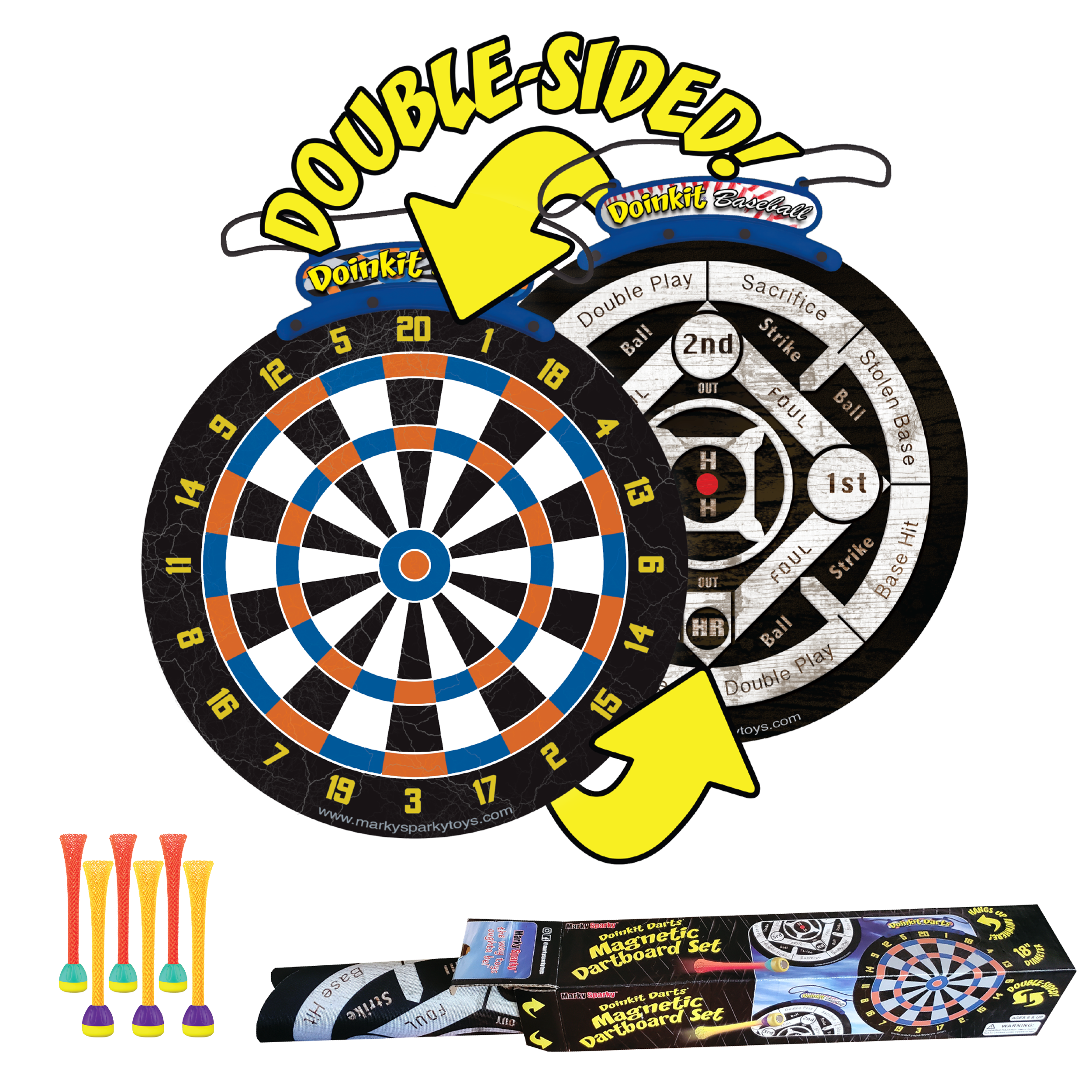 Marky Sparky Magnetic Dart Board
