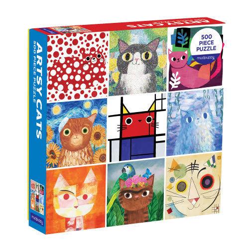 Puzzle 500 Family Artsy Cats