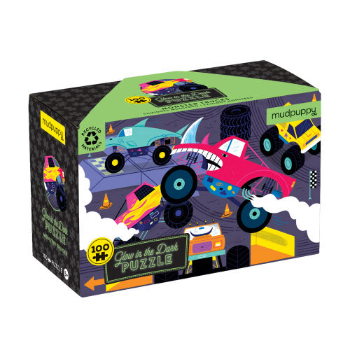 Puzzle 100 Glow Monster Trucks