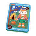 Magnet Tin Figure Happy Camper