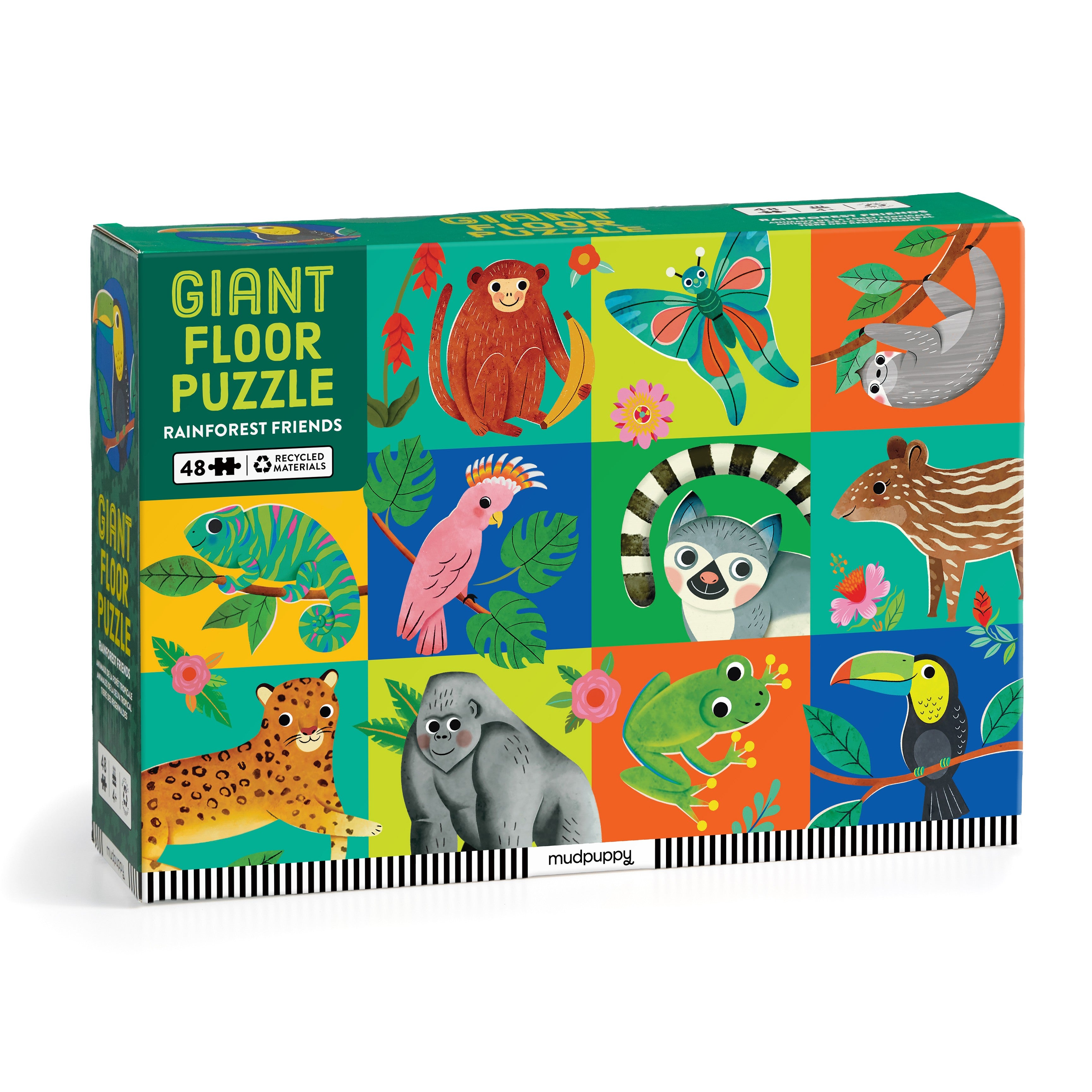 Puzzle 48 Giant Floor Rainforest Friends