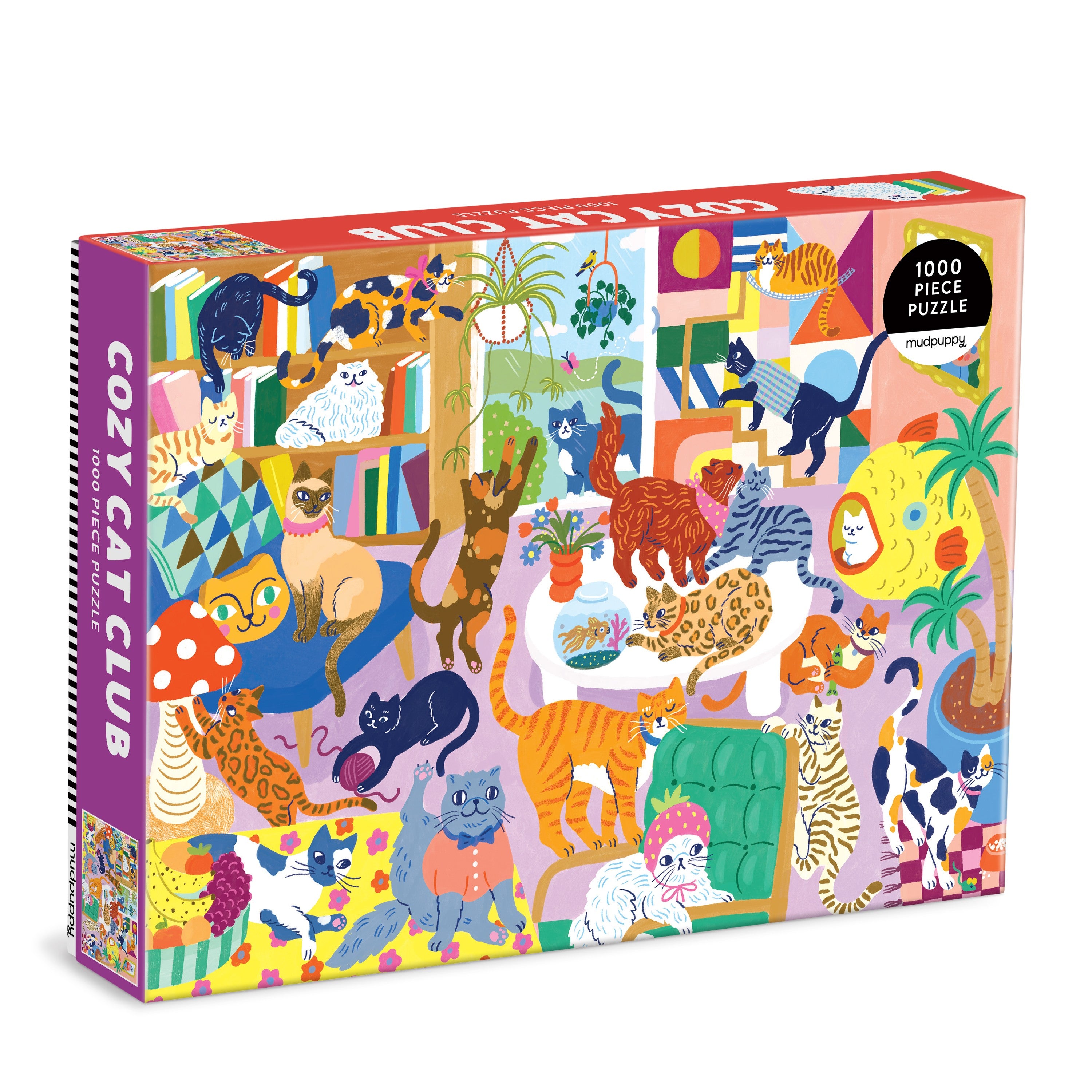 Puzzle 1000 Family Cozy Cat Club