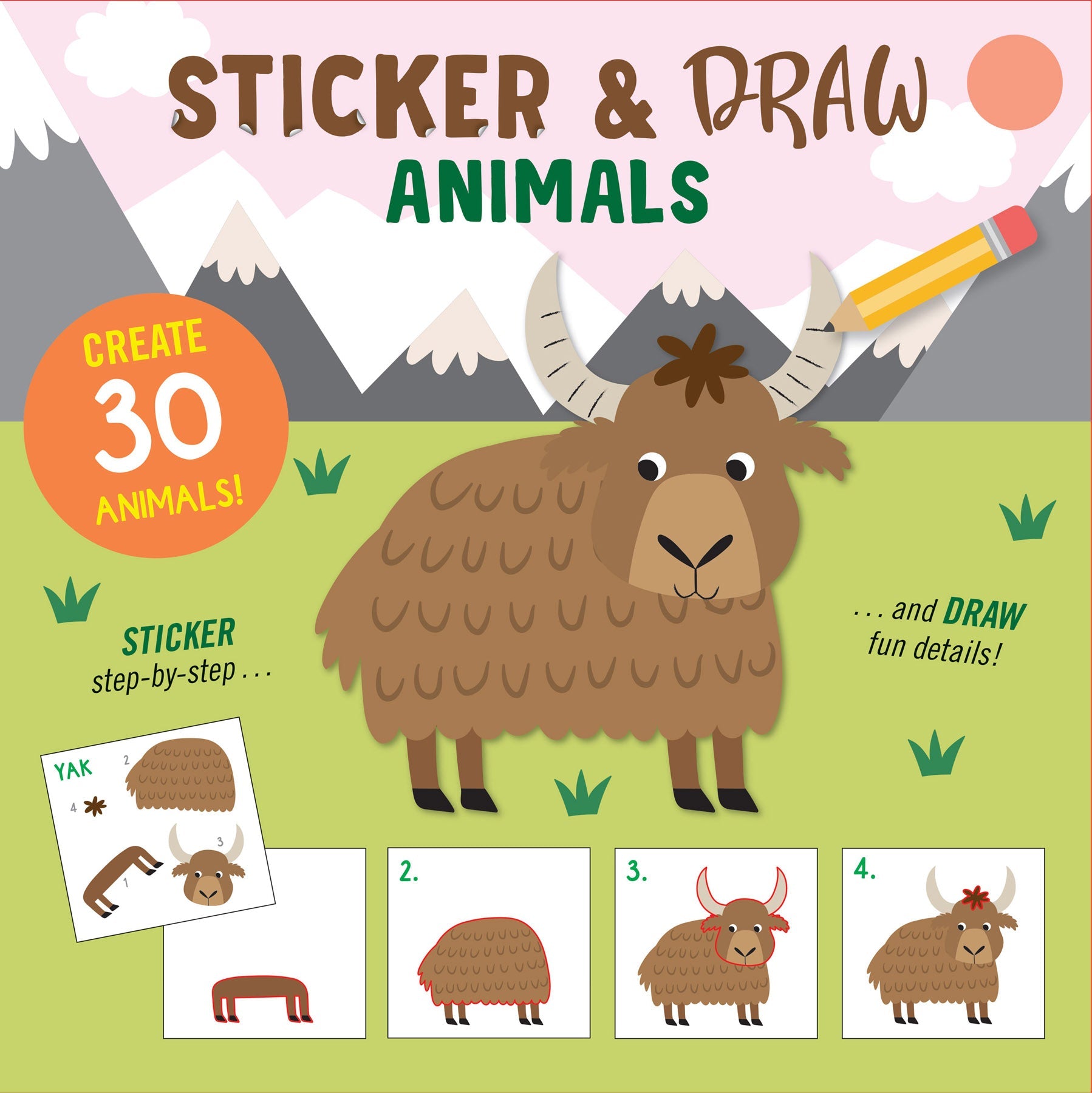 Draw by Sticker   Animals