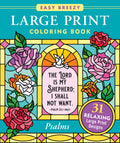 Psalms Large Print Coloring Book