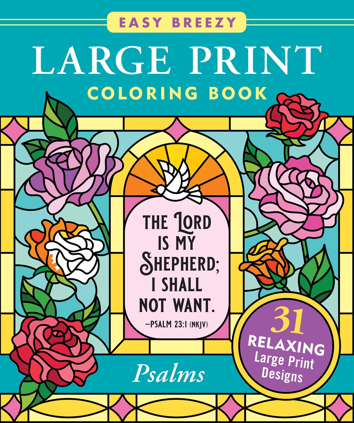 Psalms Large Print Coloring Book