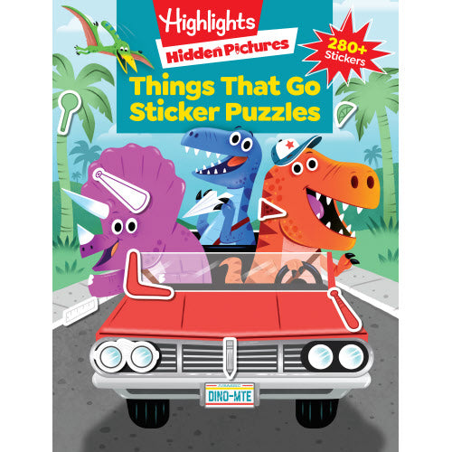 Things That Go Sticker Puzzles