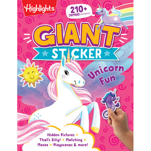 Giant Sticker Unicorn Fun