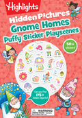 Gnome Homes Hidden Pictures Puffy Sticker Playscen
